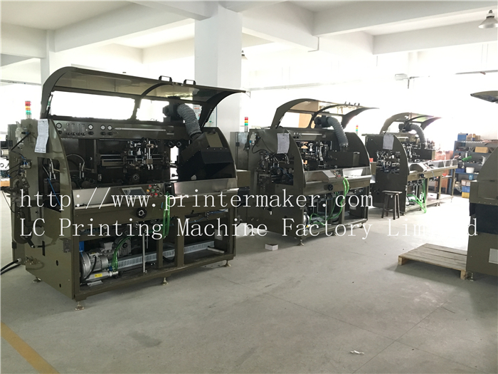 UK Customer ordered 3 sets of new upgraded mechanical driven automatic UV silk screen printing machine