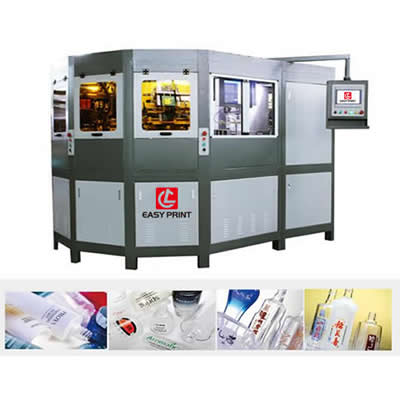 Full Servo 3 Color Automatic Screen Printing machine for Glass Bottle