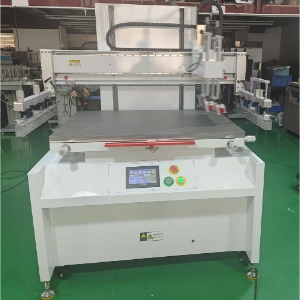 Large size of flat bed silkscreen printing machine to Turkey