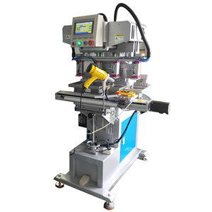 4-color ink cup pad printer with 4 independent pads 4-color ink cup pad printer with 4 independent pads
